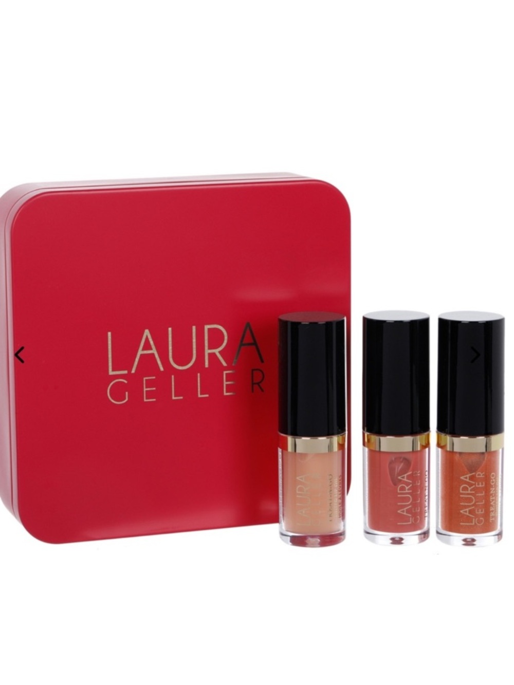 Laura Geller TREAT-N-GO LIP OIL TRIO 3.8ml BRAND NEW/SEALED